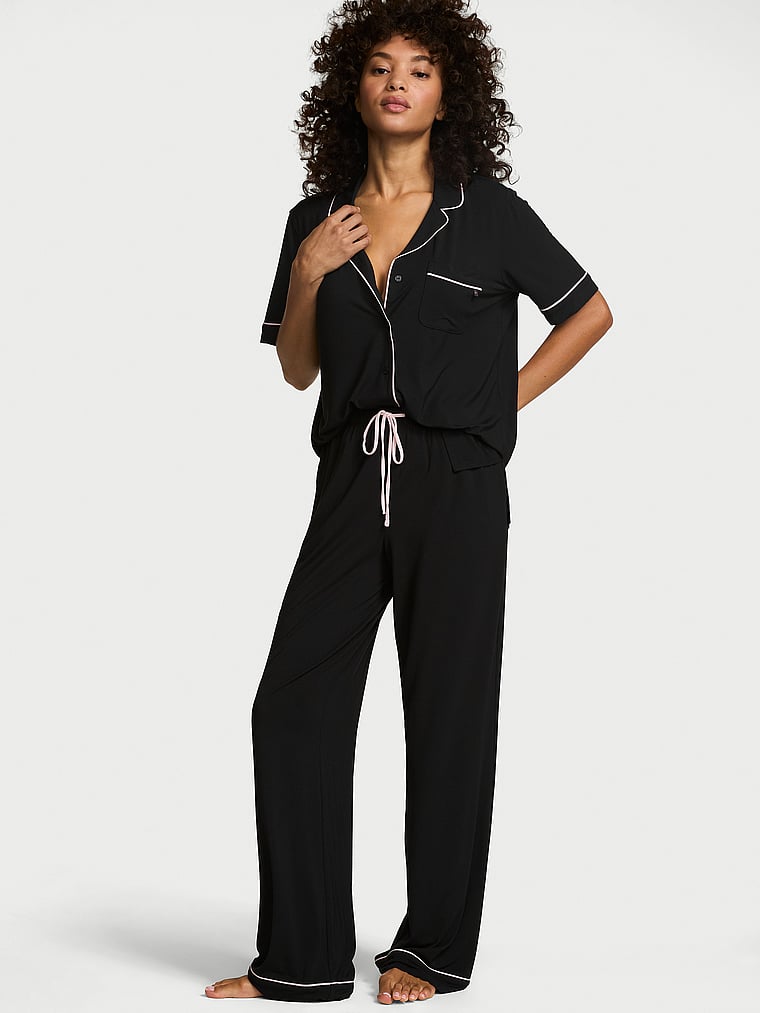 SoSoft™ Modal Short-Sleeve Long Pajama Set