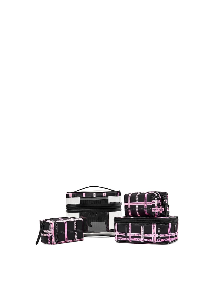 4-Piece Makeup Bag - Print