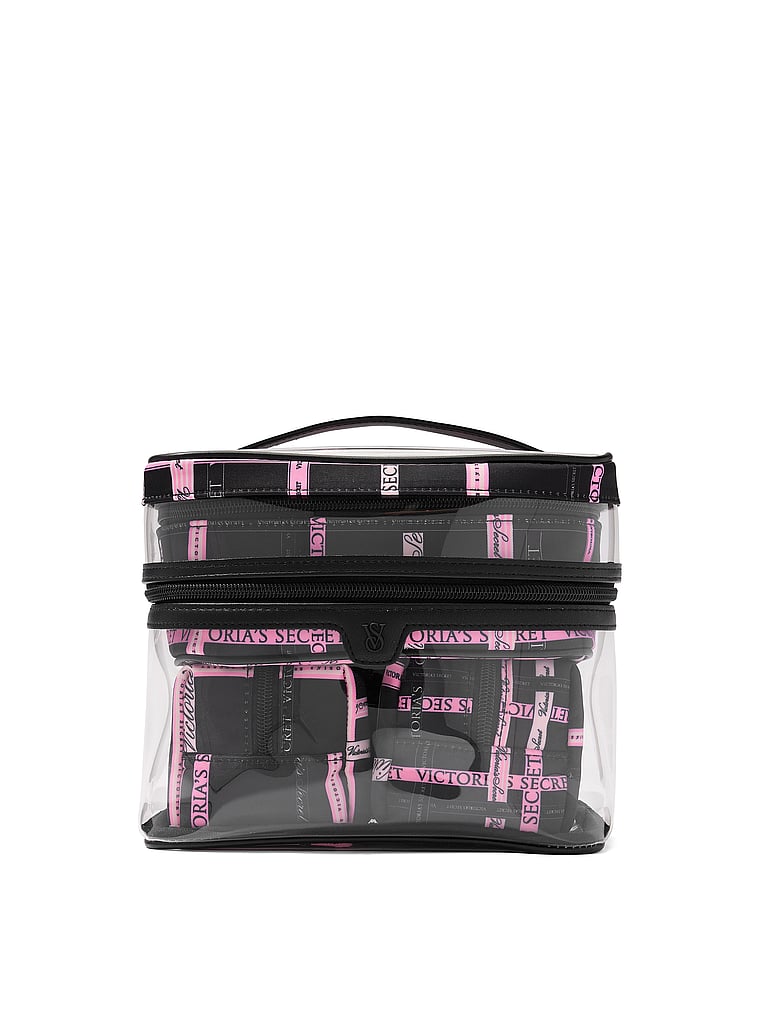 4-Piece Makeup Bag - Print