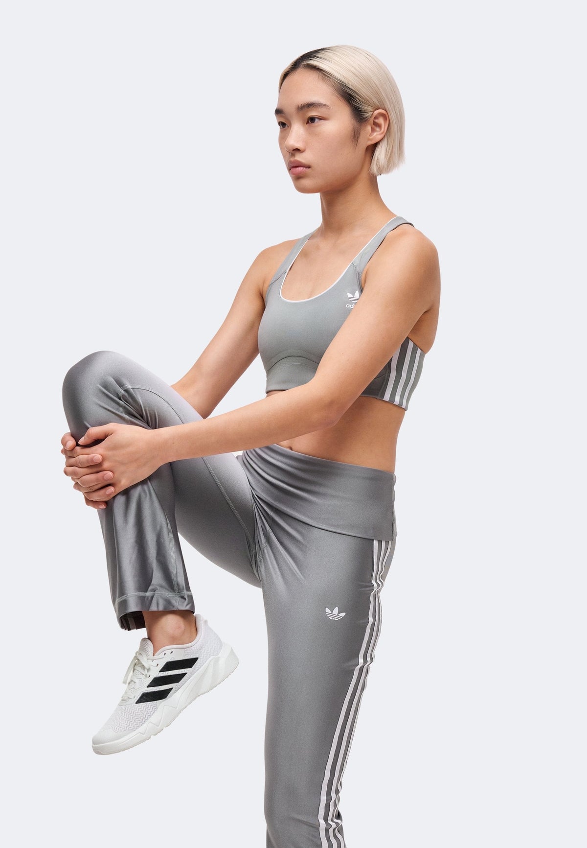 adidas Performance Sport Medium Support Bra – Brassières de sport à maintien normal Femme – grey three/gris