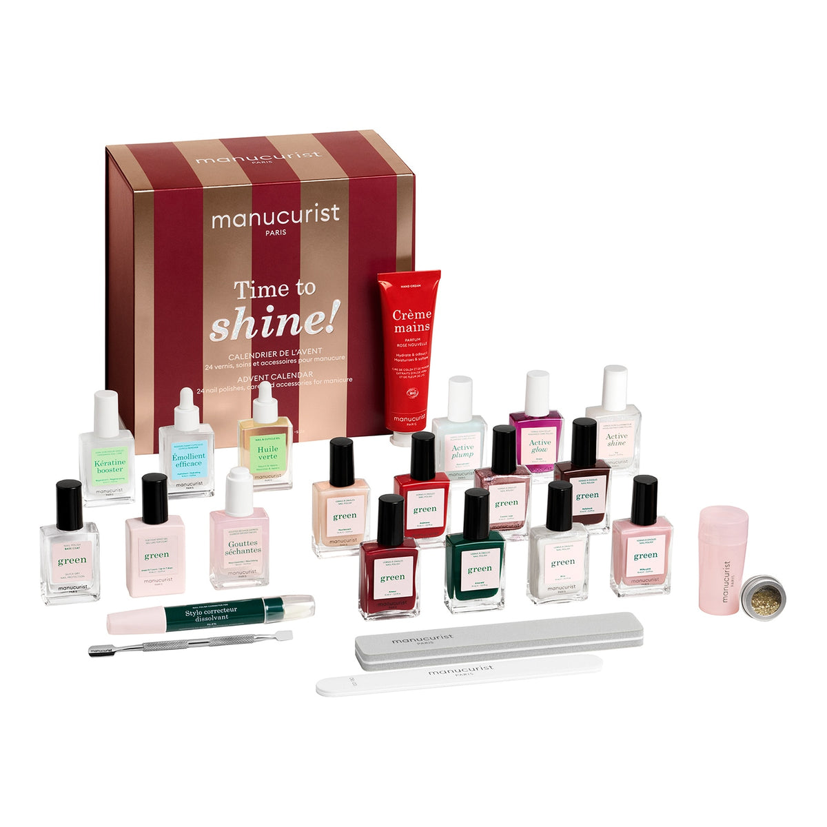 Calendario de Adviento Time to Shine - Esmaltes de uñas y cuidados