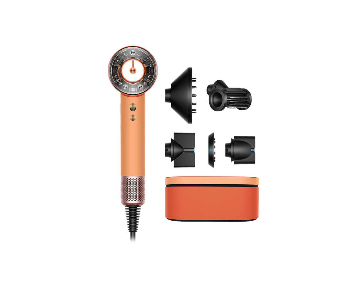 Sèche-cheveux Dyson Supersonic Nural™ – Cheveux raides à ondulés – Abricot Céramique
