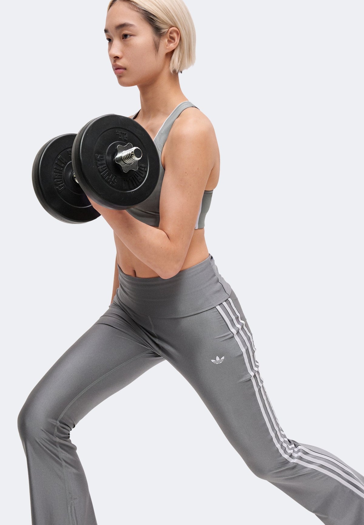 adidas Performance Originals Sport Superstar Full Length – Leggings Femme – grey three/gris