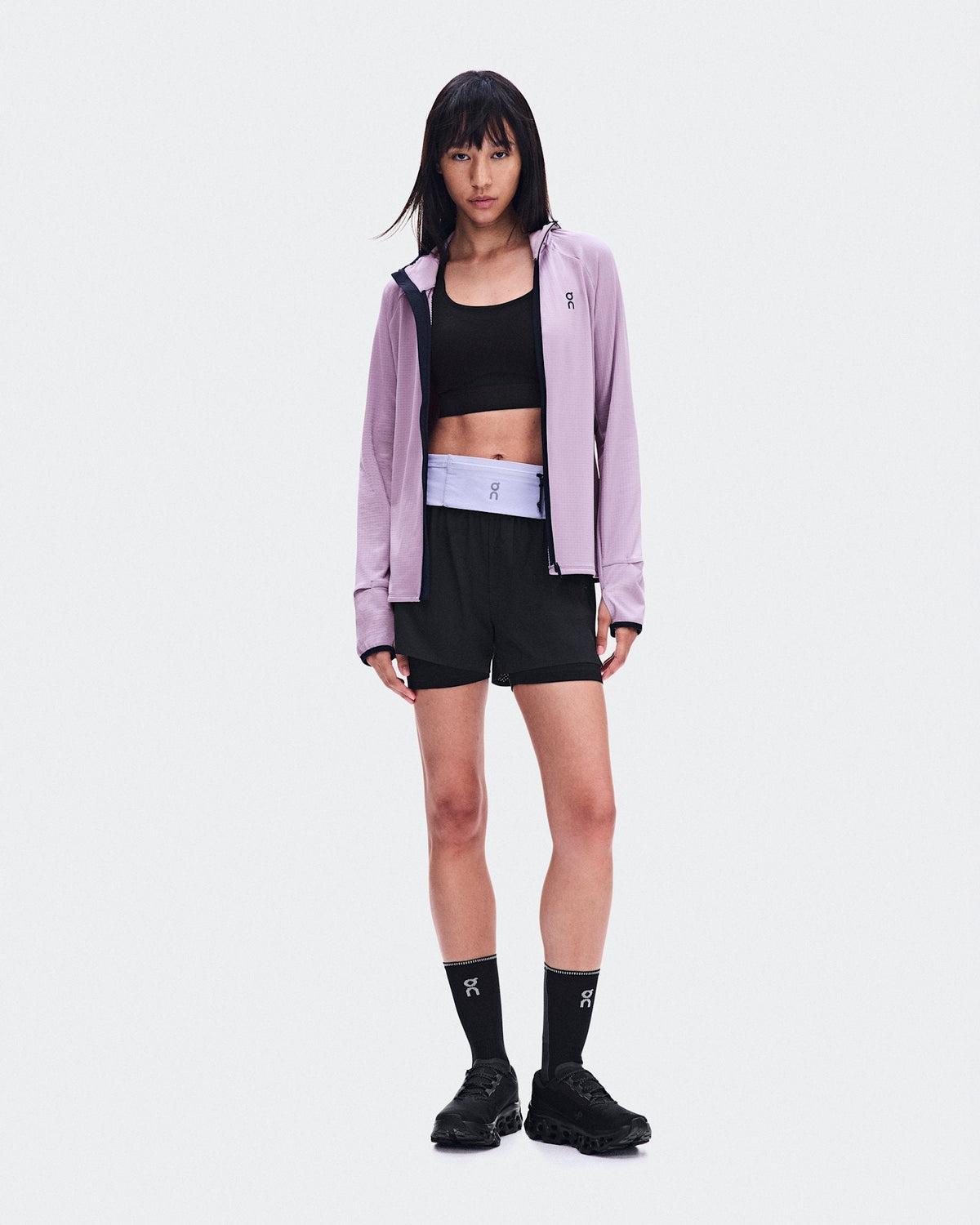  Climate Zip Hoodie femme - Mallow