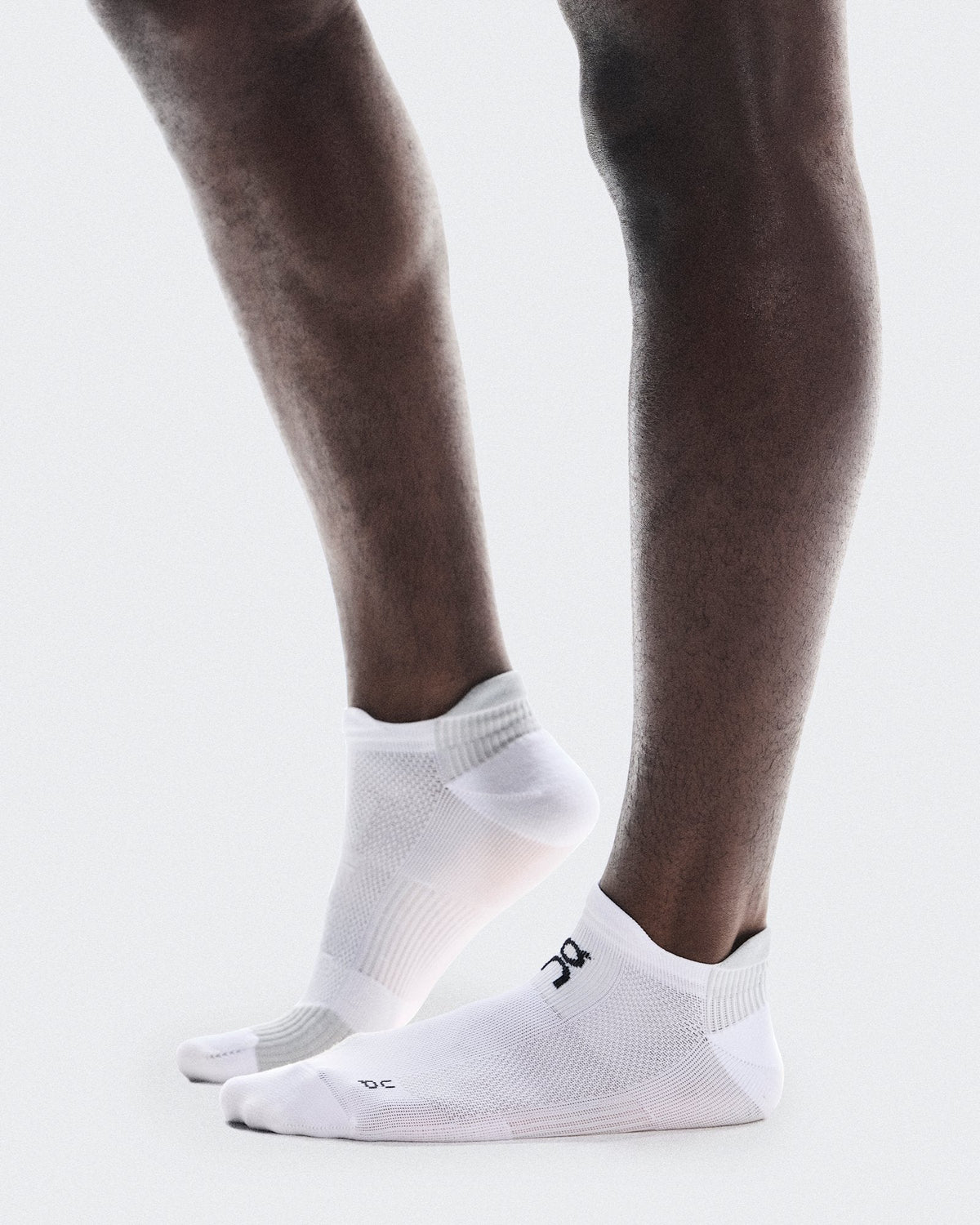 Performance Run Sock Low - White | Glacier