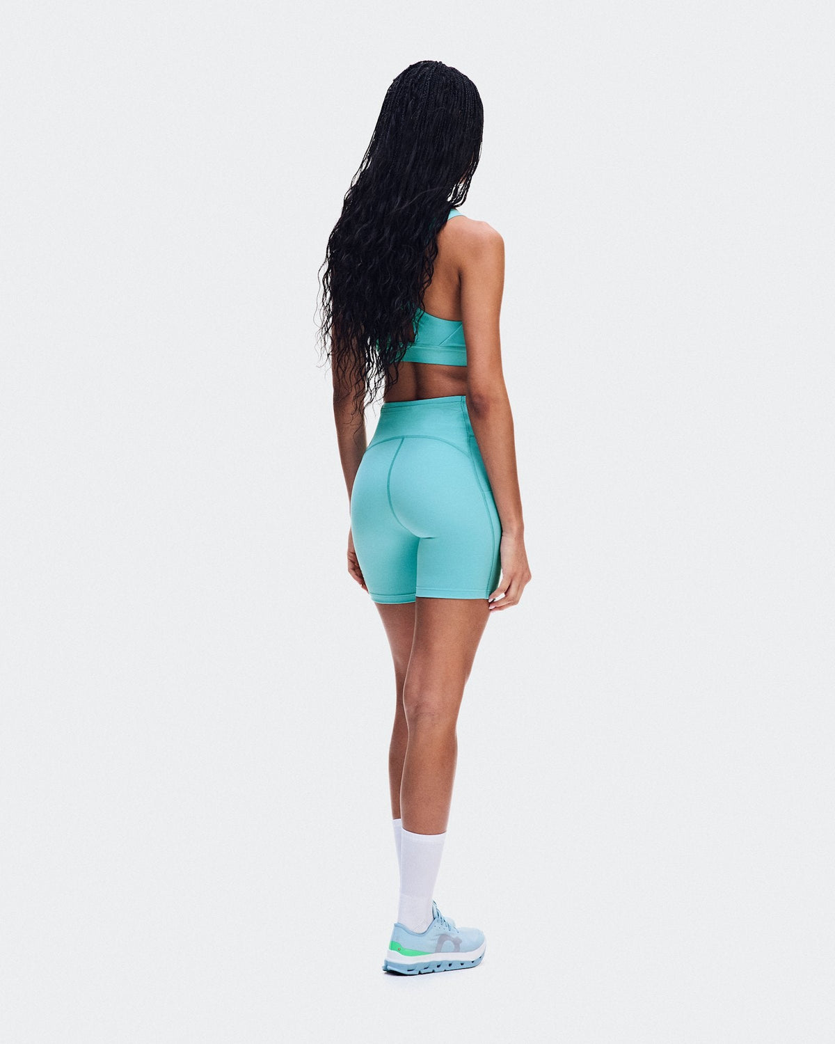  Performance Tights Short femme - Aquamarine