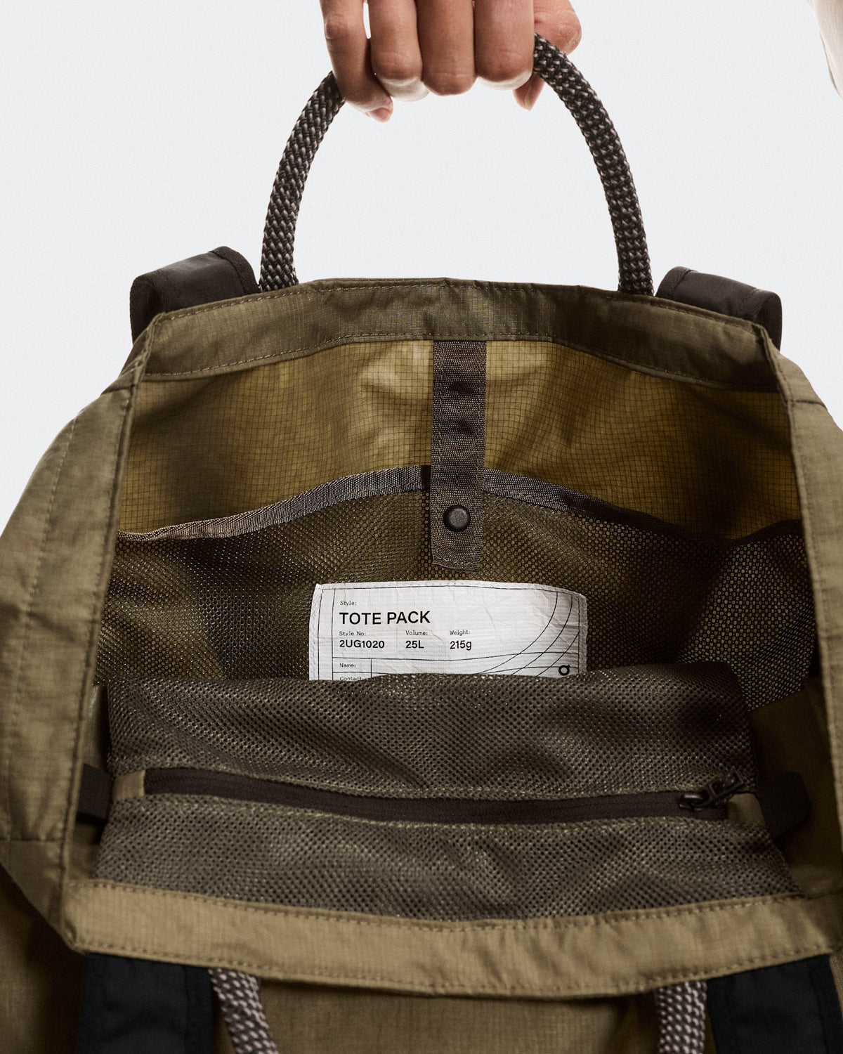 Tote Pack 25L - Olive | Black