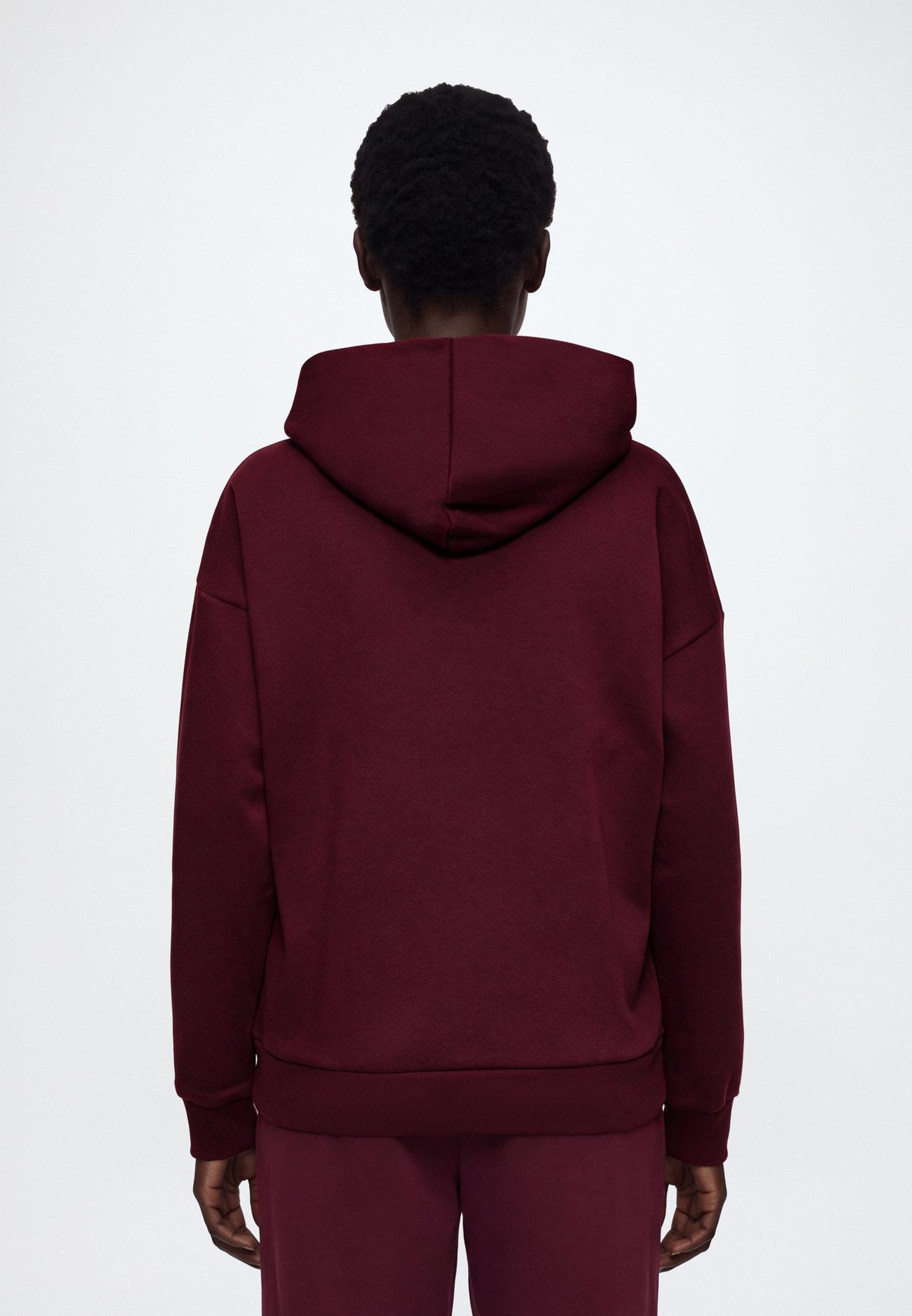 adidas Sportswear Essentials – Sweat à capuche Femme – maroon/white/bordeaux