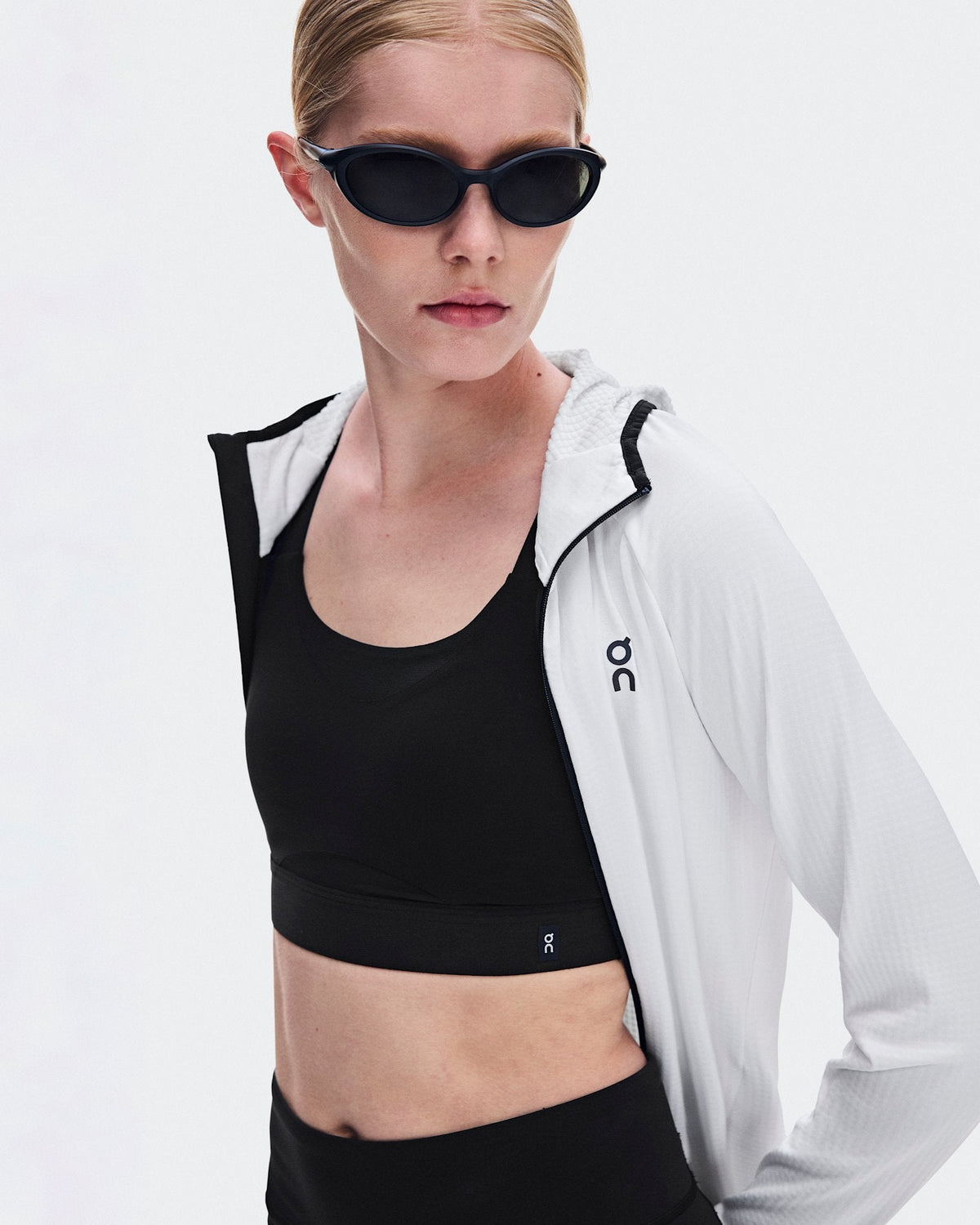  Climate Zip Hoodie femme - White