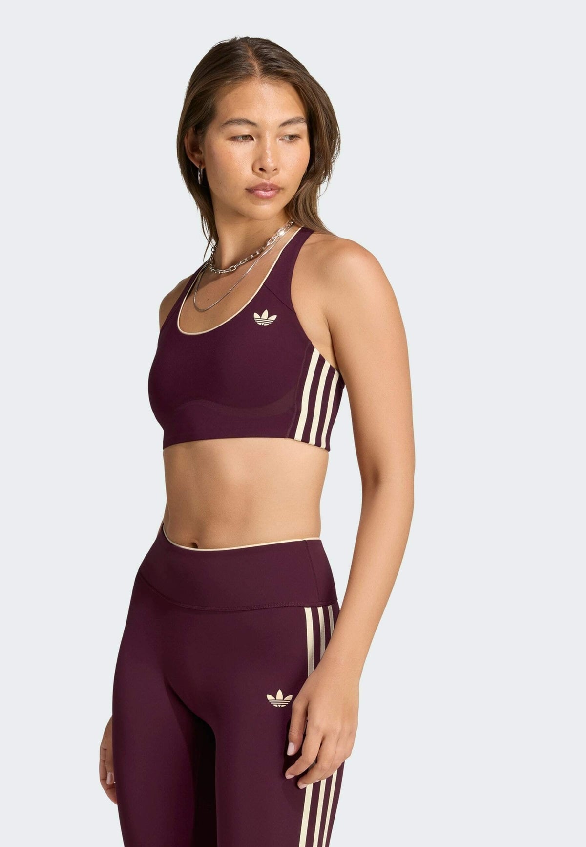 adidas Performance Sport Medium Support Bra – Brassières de sport à maintien normal Femme – maroon/bordeaux
