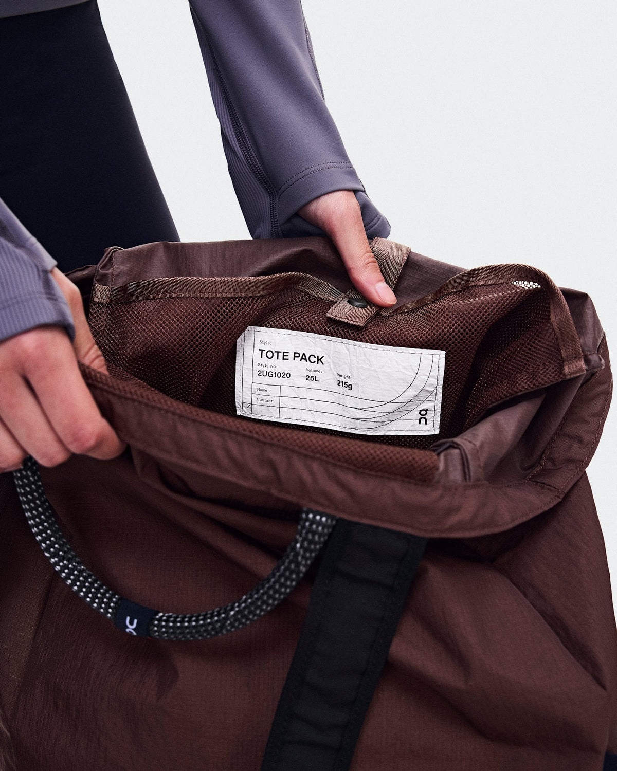 Tote Pack 25L - Cacao | Black