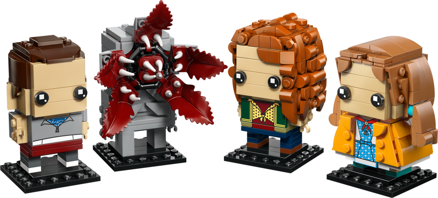 LEGO® BrickHeadz – Figuras de Once, Max, Demogorgon y Holly (40879)