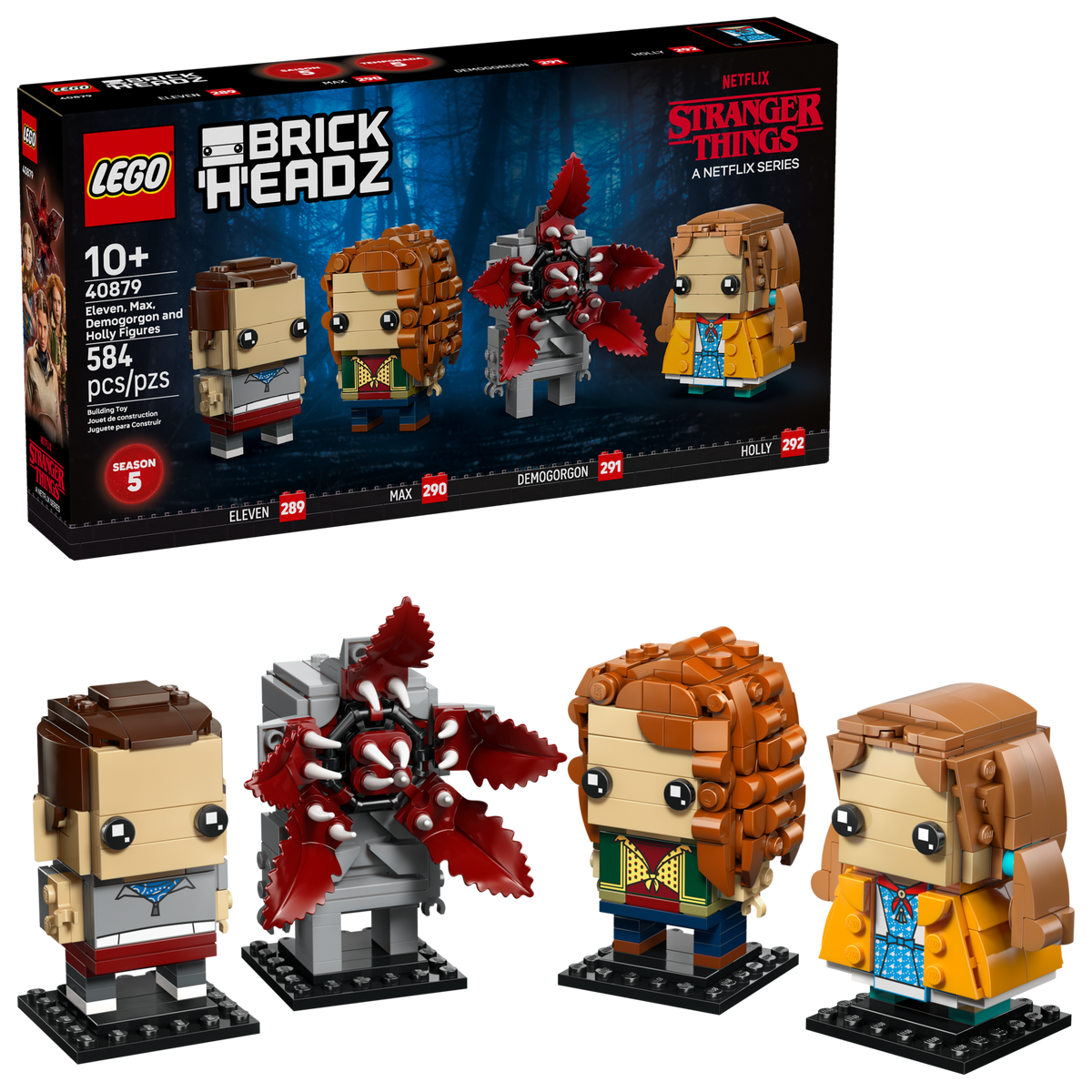 Figurines de Onze, Max, Démogorgon et Holly