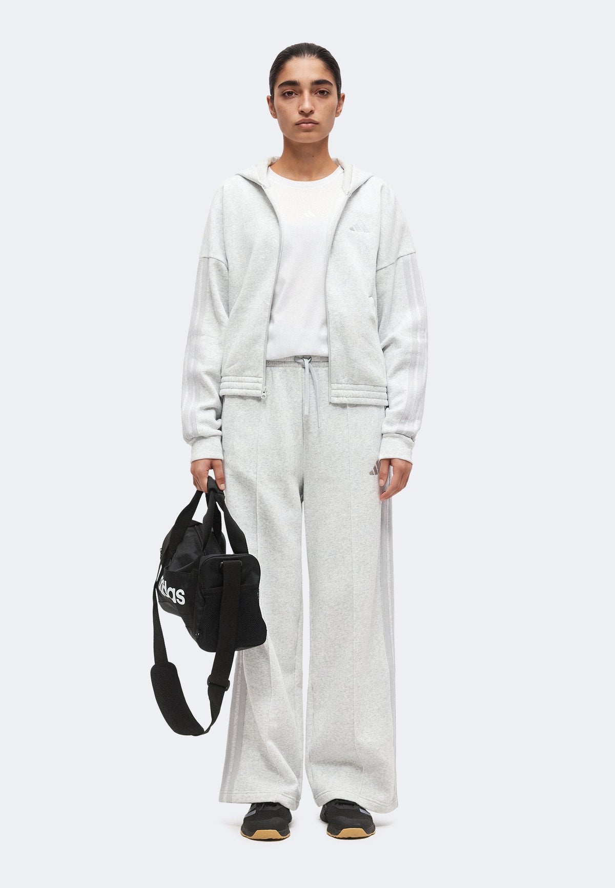 adidas Sportswear Energize – Survêtement Femme – light grey heather/gris clair chiné