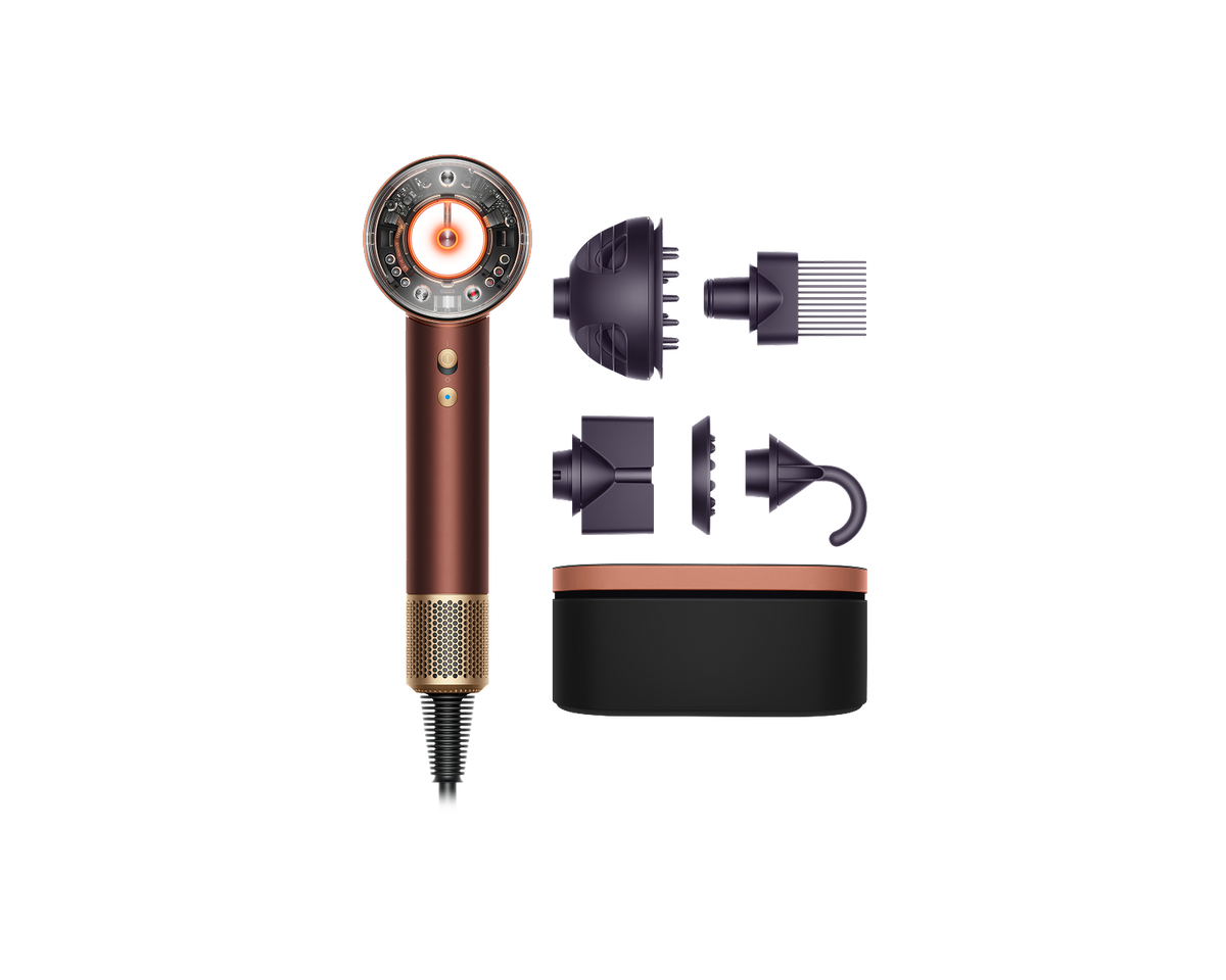 Sèche-cheveux Dyson Supersonic Nural™ – Cheveux bouclés à frisés – Prune / Cuivré