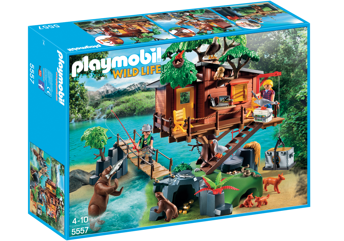 Cabane des aventuriers dans les arbres