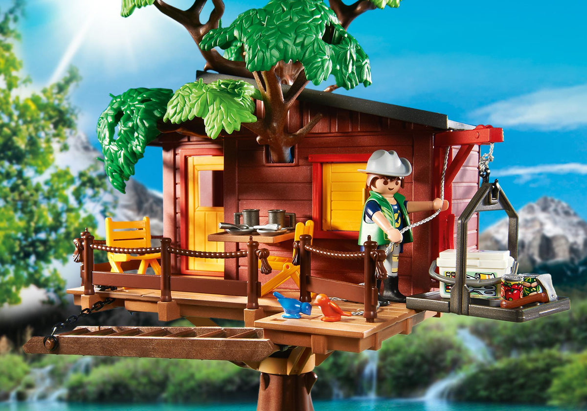 Cabane des aventuriers dans les arbres