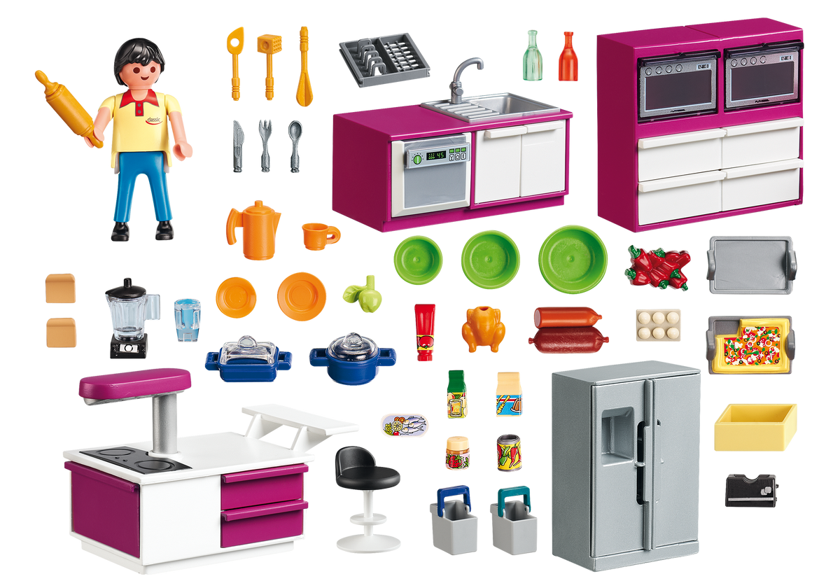 Cuisine avec îlot