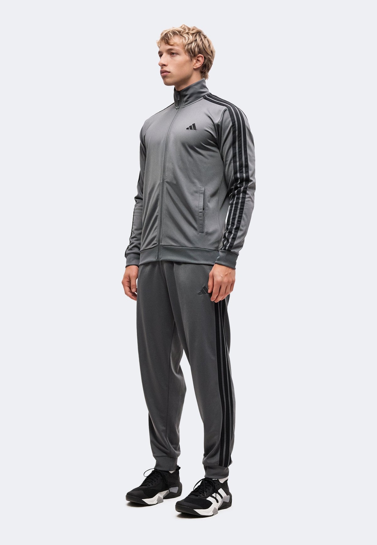 adidas Sportswear Dayready Tracksuit – Survêtement Homme – grey five/black/gris