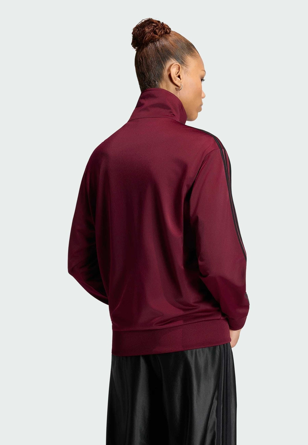 adidas Originals Firebird Track Top Loose – Sweat zippé Femme – maroon   black/rouge