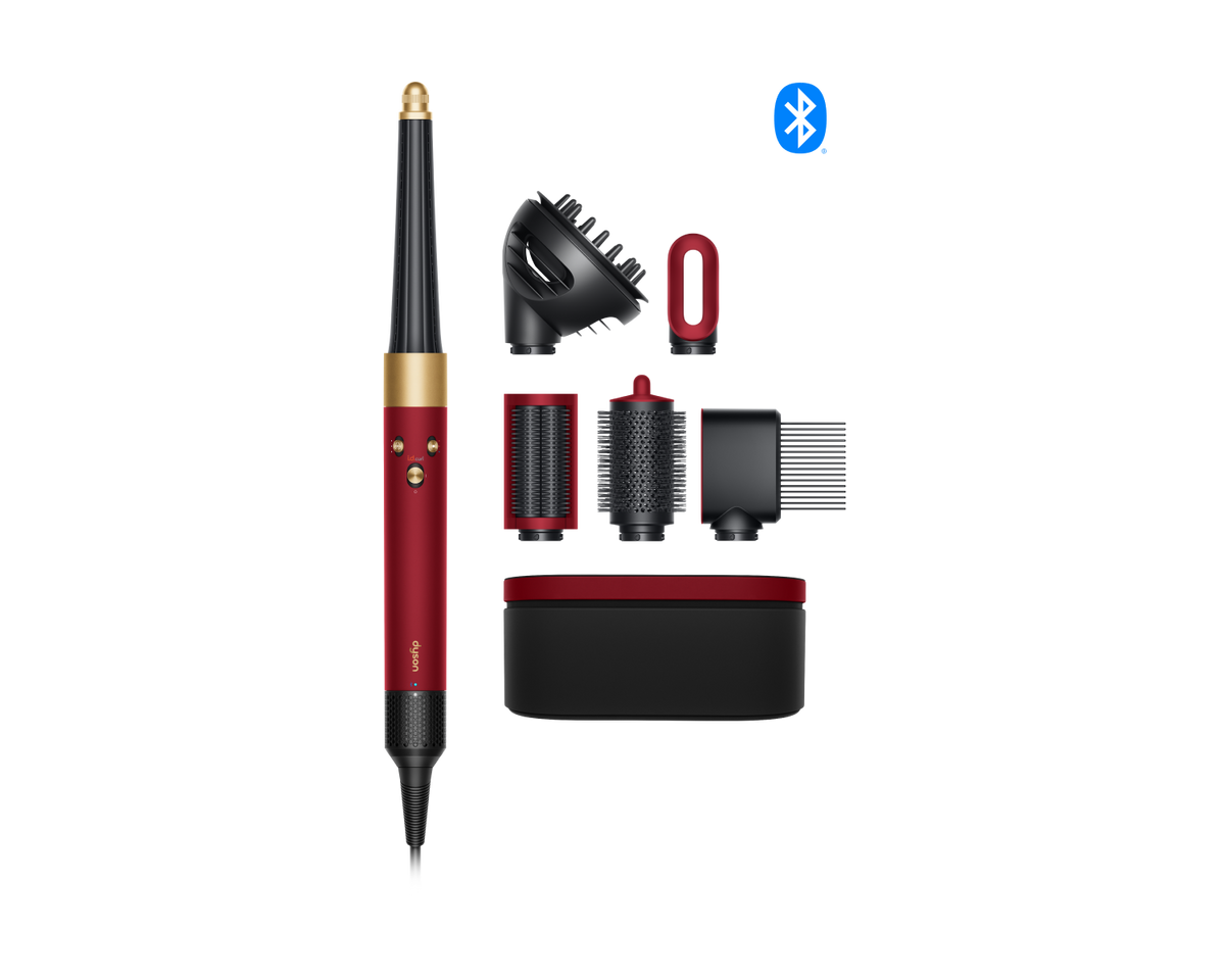 Multi-styler Dyson Airwrap i.d.™ – Tous les types de cheveux – Velours Rouge/Or