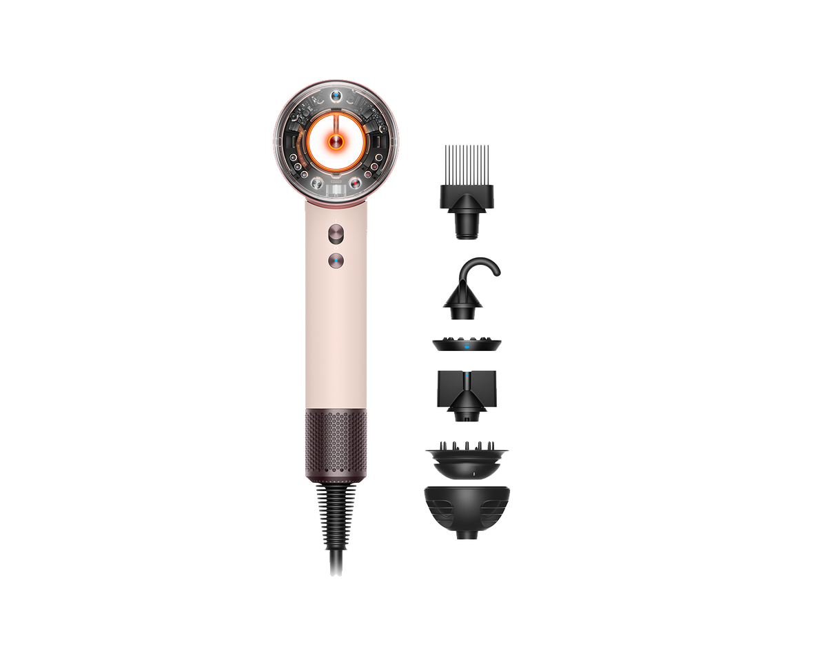 Sèche-cheveux Dyson Supersonic Nural™ – Cheveux bouclés à frisés – Rose céramique