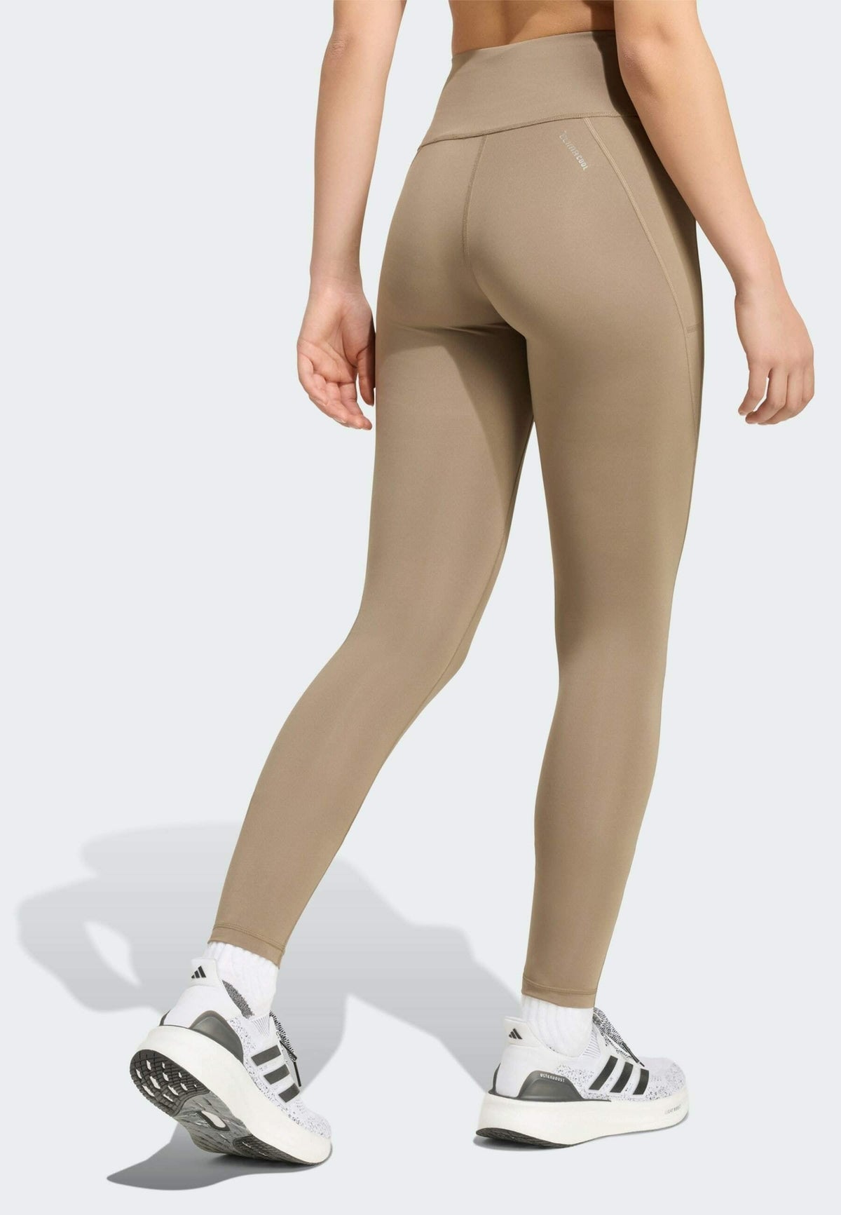 adidas Performance Run Ess 1/1 L – Collants de running Femme – khaki six/kaki