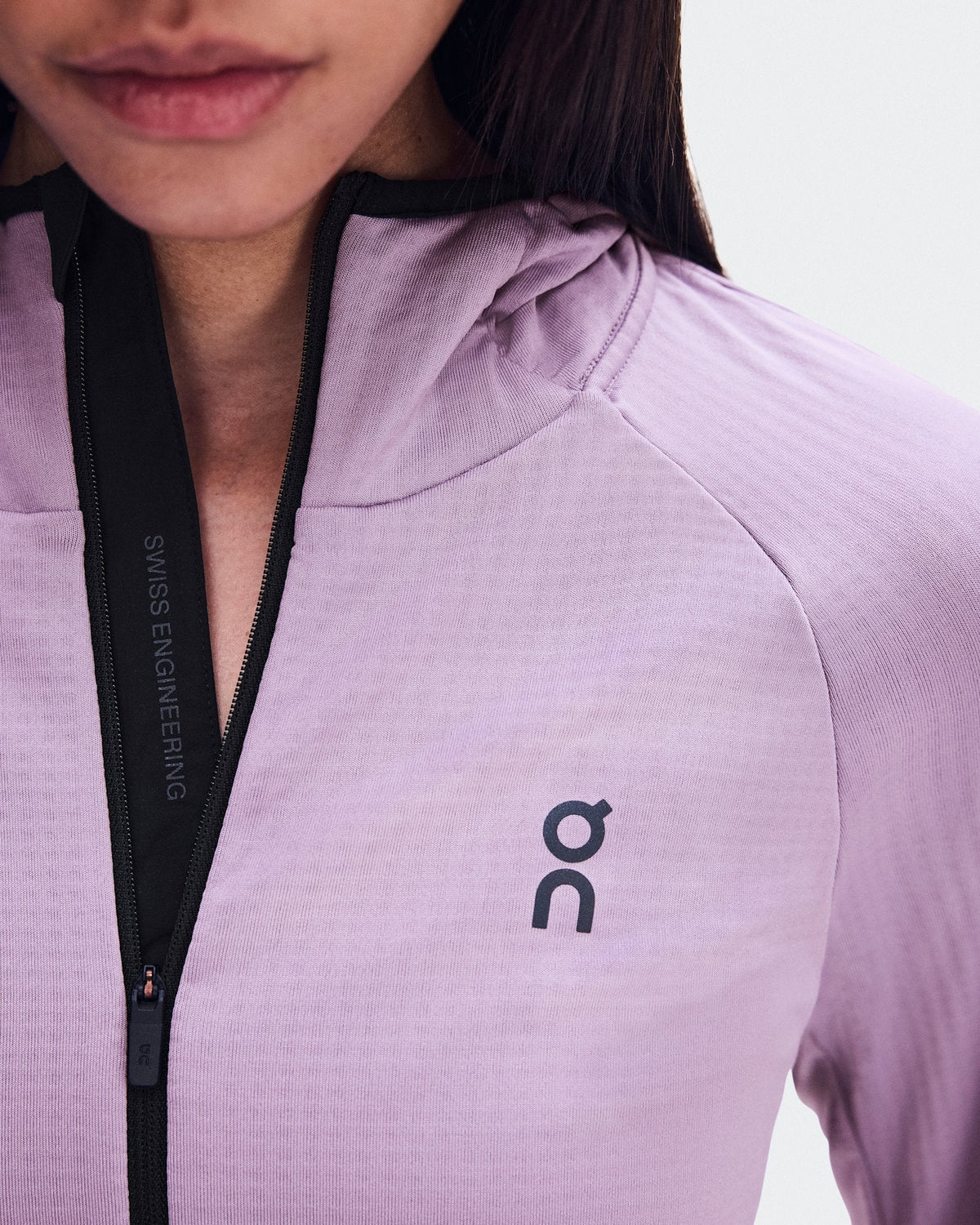  Climate Zip Hoodie femme - Mallow