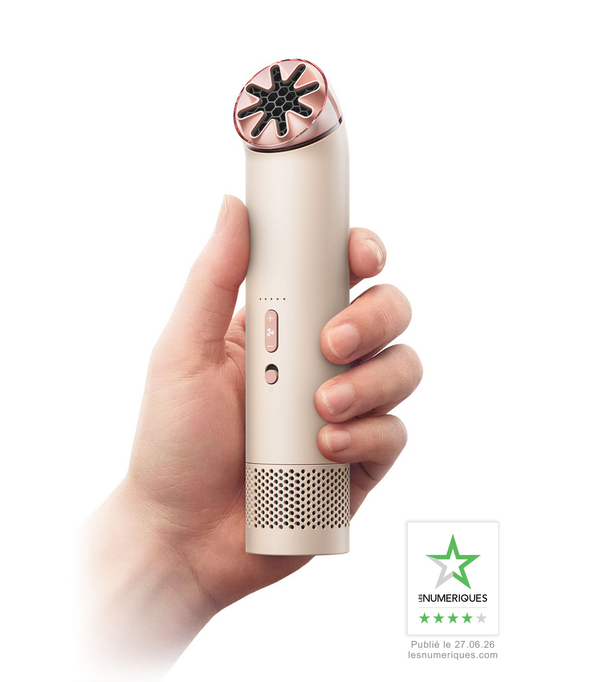 Ventilateur portable Dyson HushJet™ Mini Cool – Rose poudré