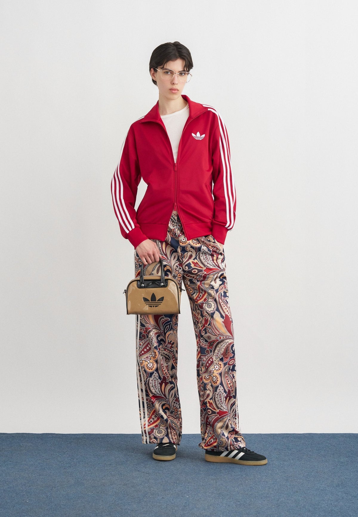 adidas Originals Firebird Track Top Loose – Sweat zippé Femme – team victory red/white/rouge clair