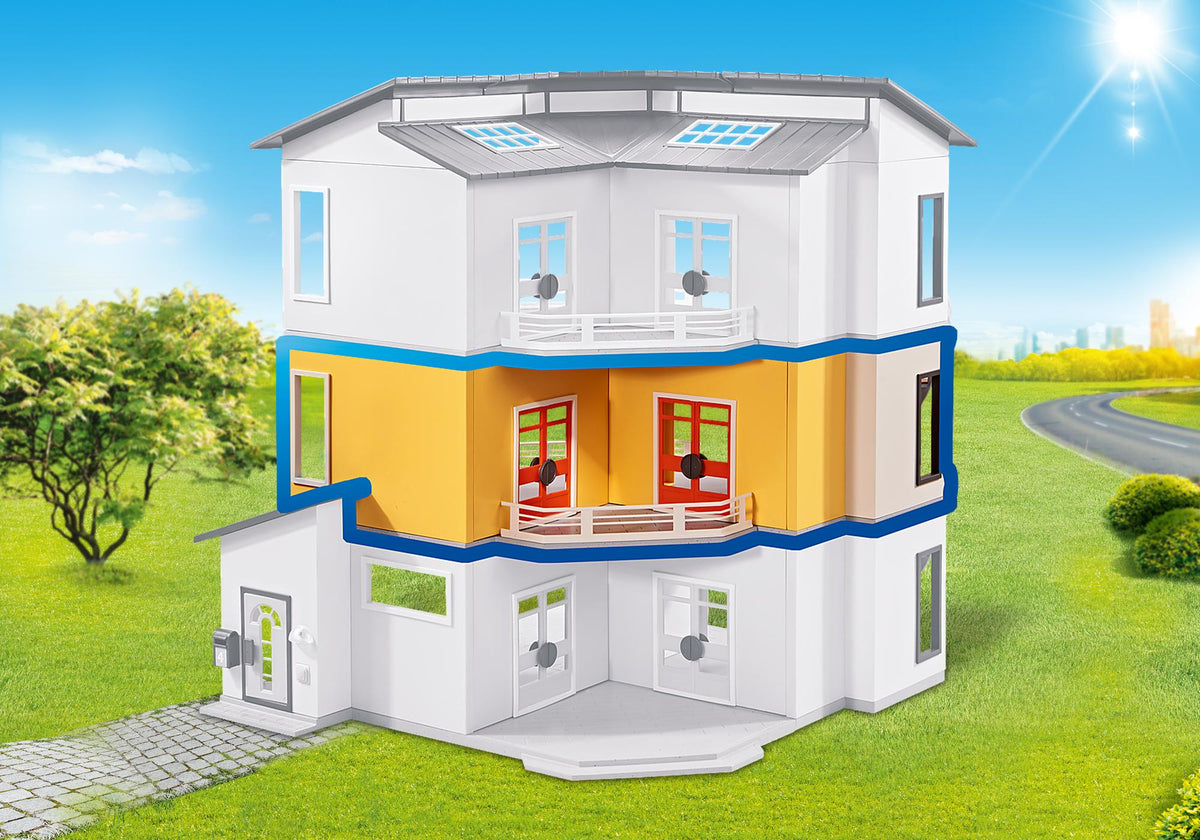 Etage supplémentaire pour Maison moderne