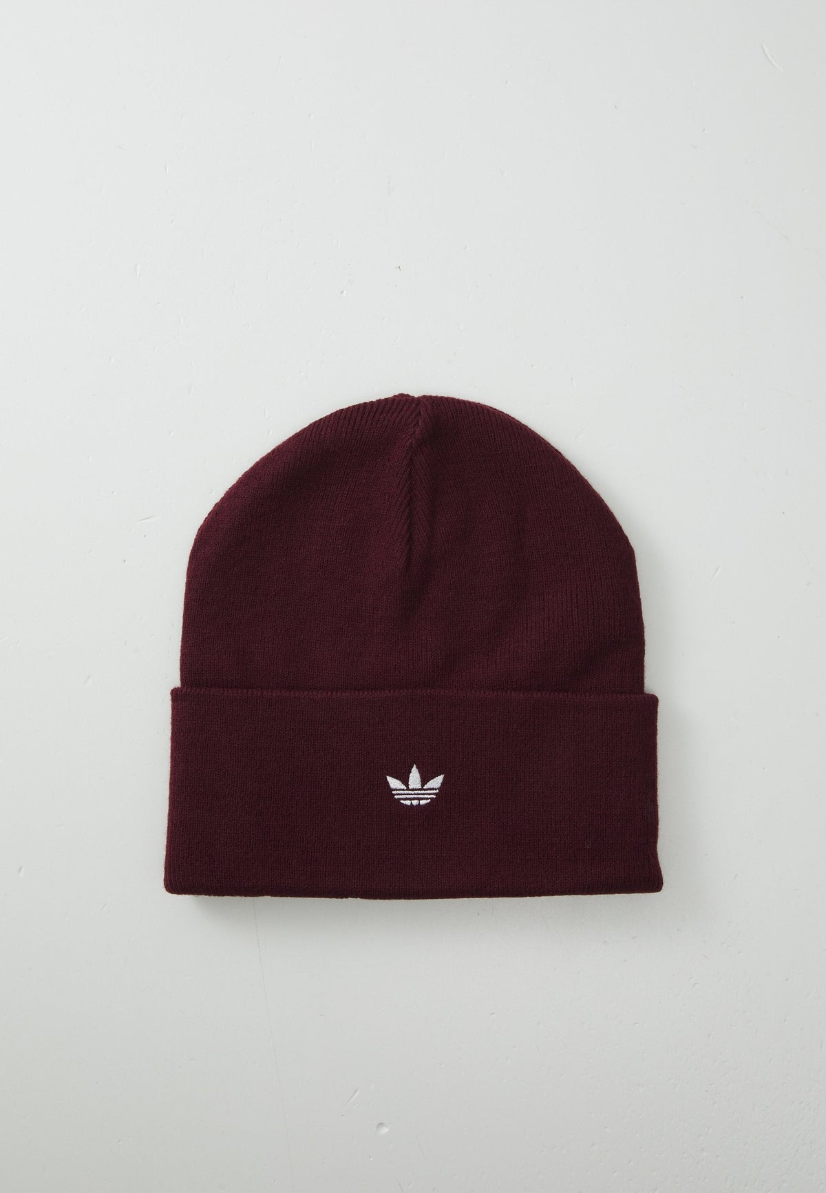 adidas Originals Adicolor Cuff B – Bonnet – maroon/rouge foncé