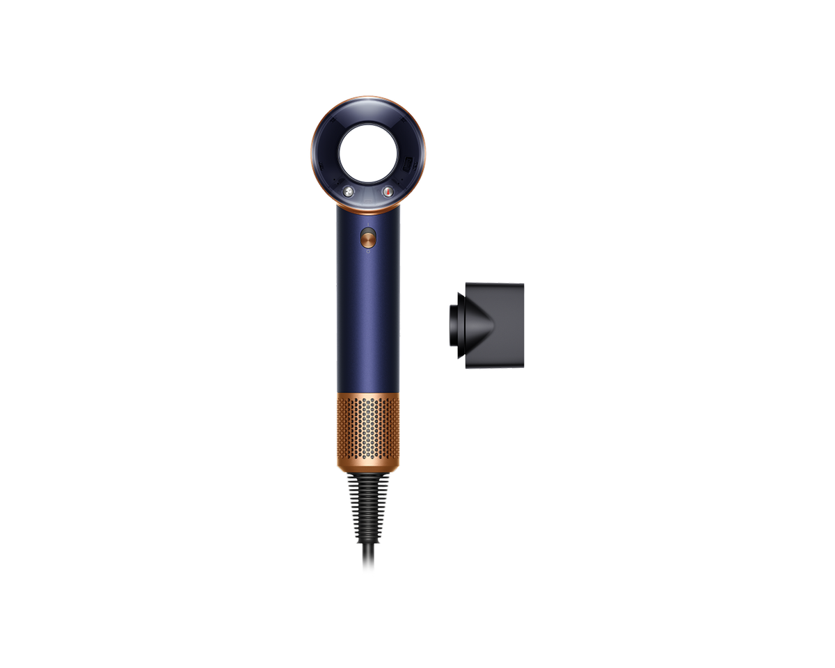 Sèche-cheveux Dyson Supersonic™ Travel – Bleu de Prusse / Cuivré Intense