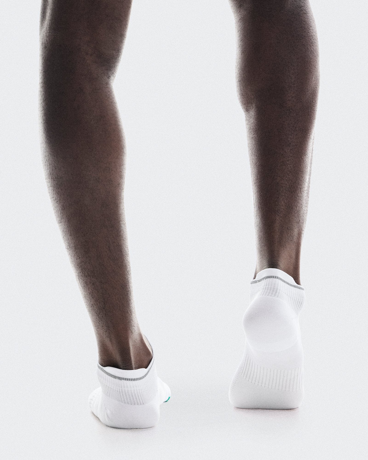 Elite Run Sock Low - White | Ivory