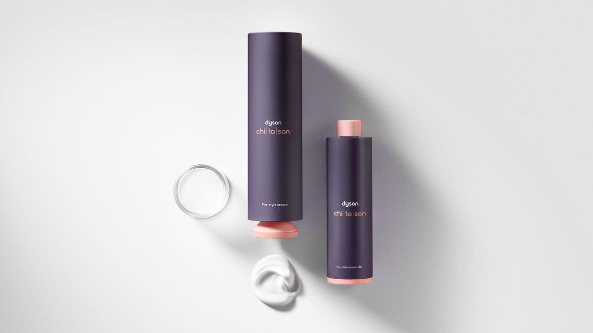 Recharge de crème coiffante Dyson Chitosan™ – Cheveux raides à ondulés – Légère