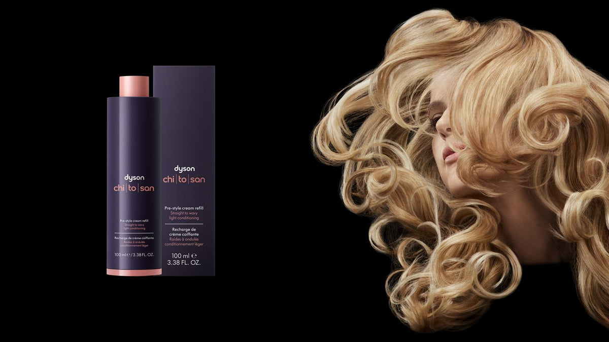 Recharge de crème coiffante Dyson Chitosan™ – Cheveux raides à ondulés – Légère