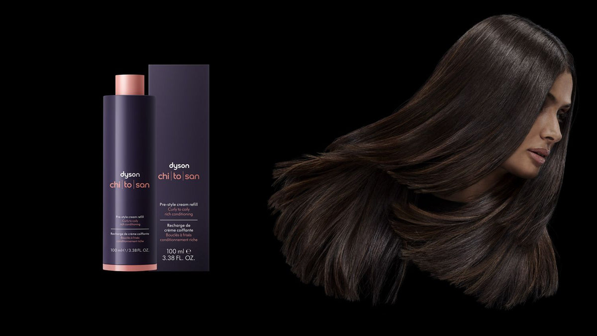Recharge de crème coiffante Dyson Chitosan™ – Cheveux bouclés à frisés – Riche