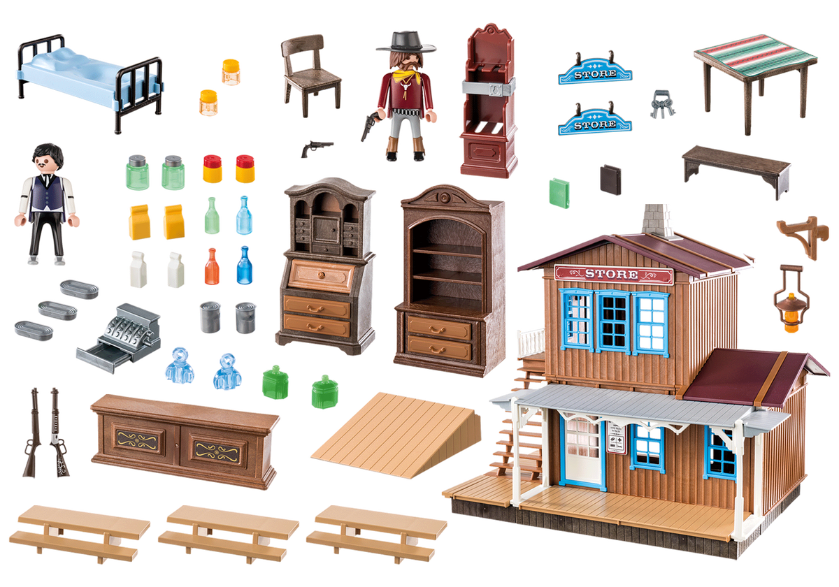 Magasin du Far-West avec studio