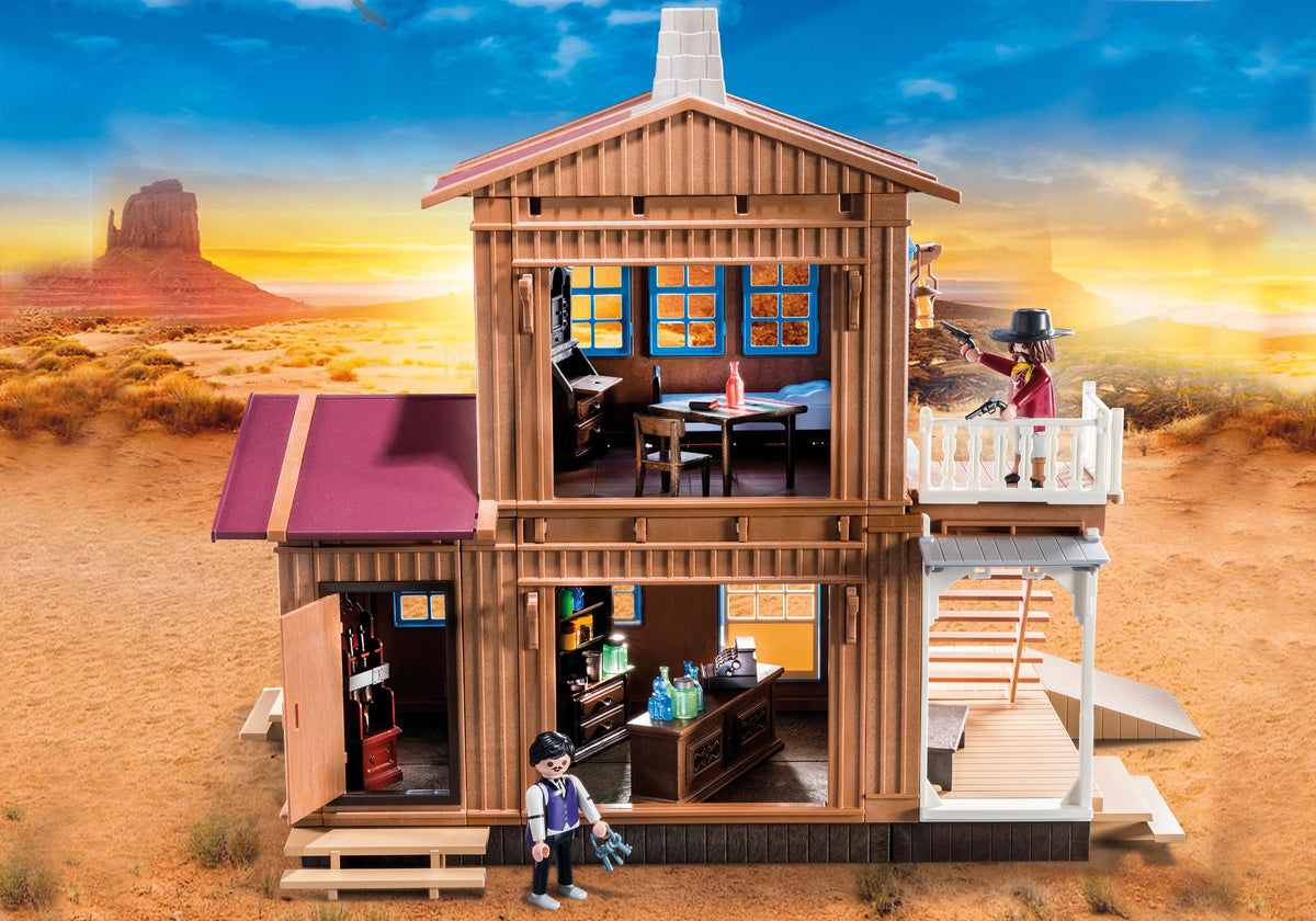 Magasin du Far-West avec studio