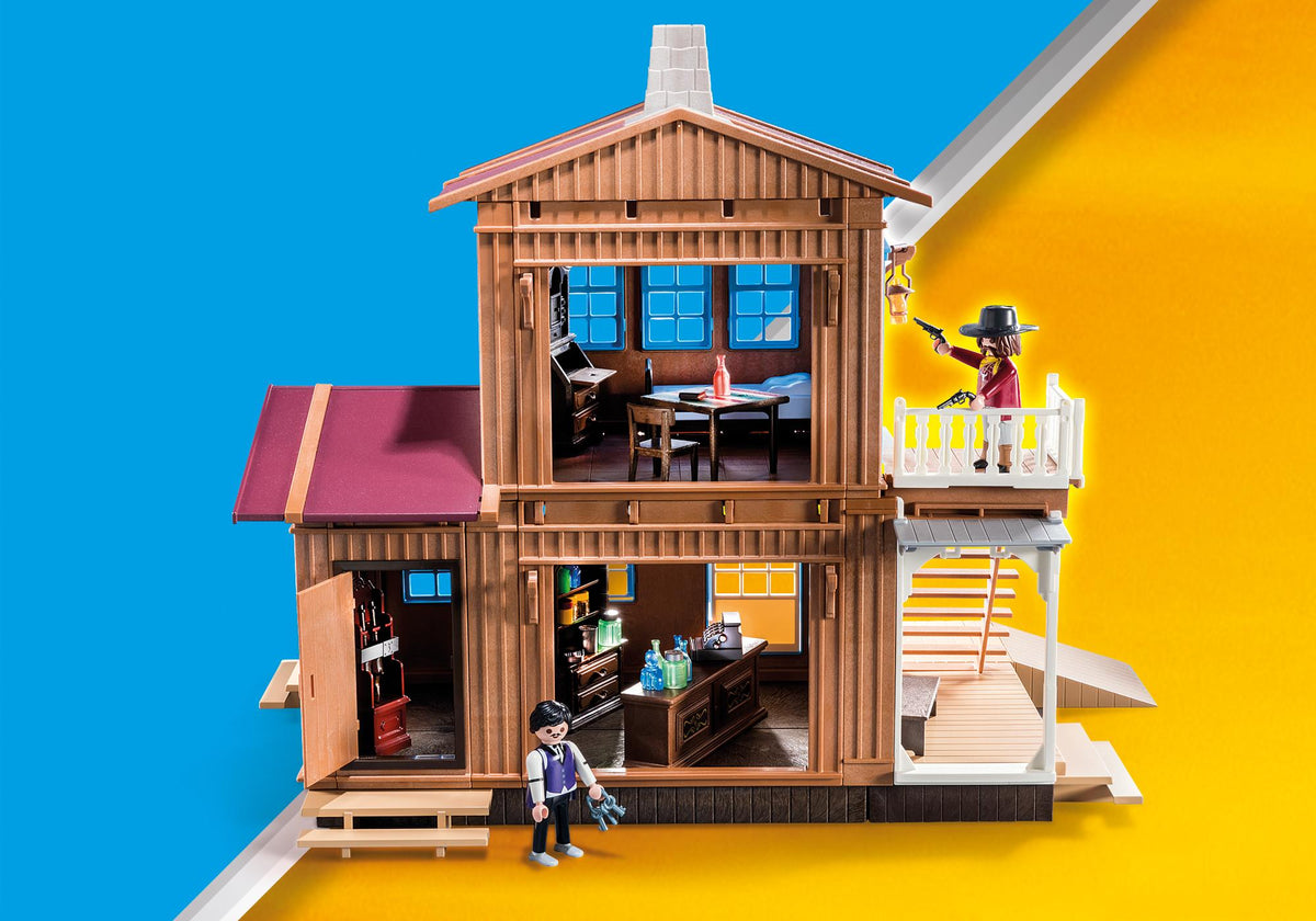 Magasin du Far-West avec studio