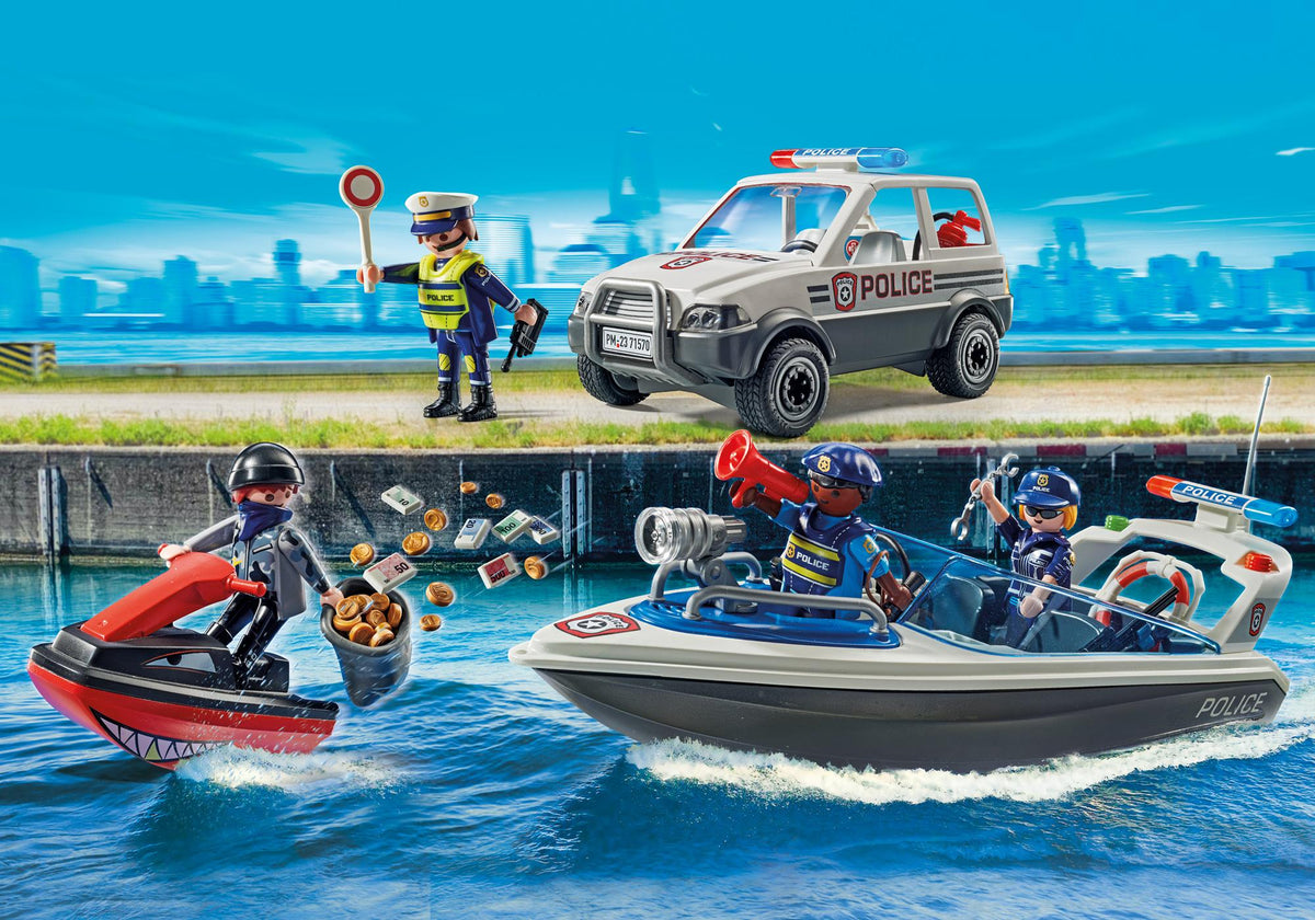 Police Pursuit on the Water