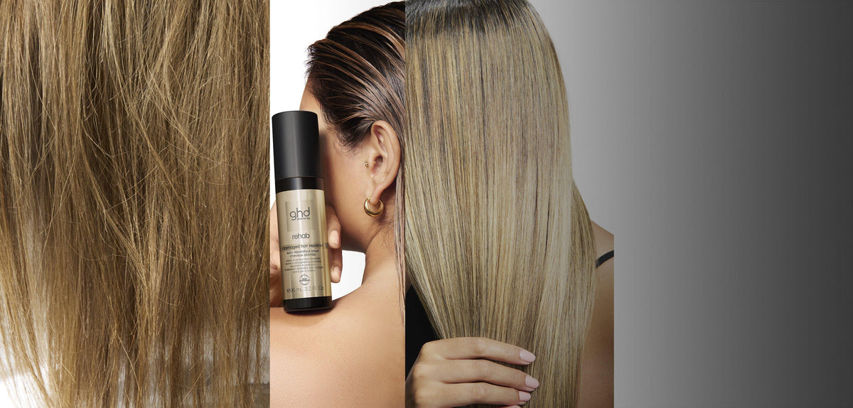 Nouveau soin réparateur sans rinçage ghd rehab - pour cheveux abimés