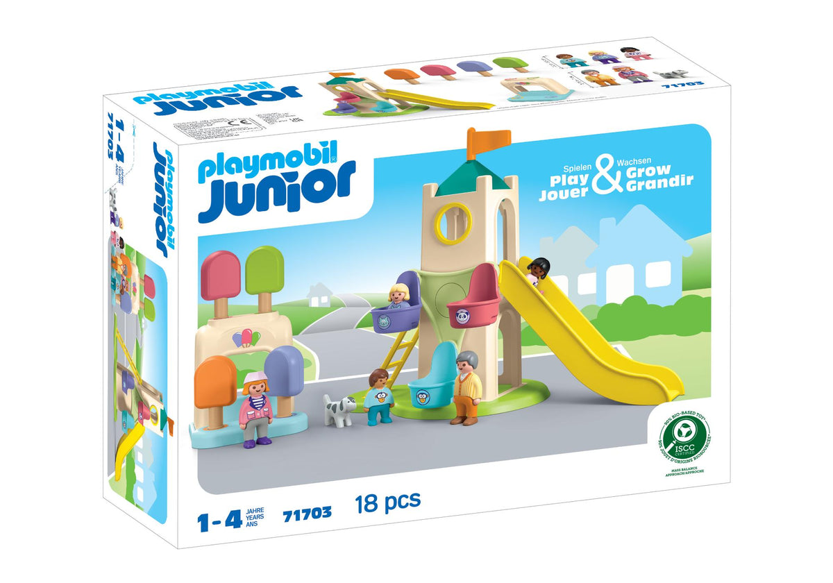 Junior : Aire de jeux avec toboggan géant