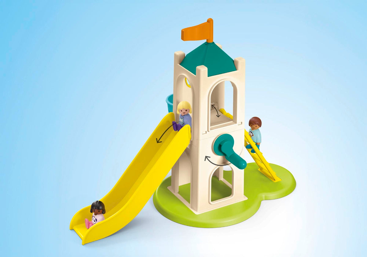 Junior : Aire de jeux avec toboggan géant