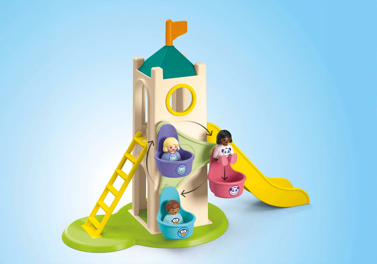 Junior : Aire de jeux avec toboggan géant