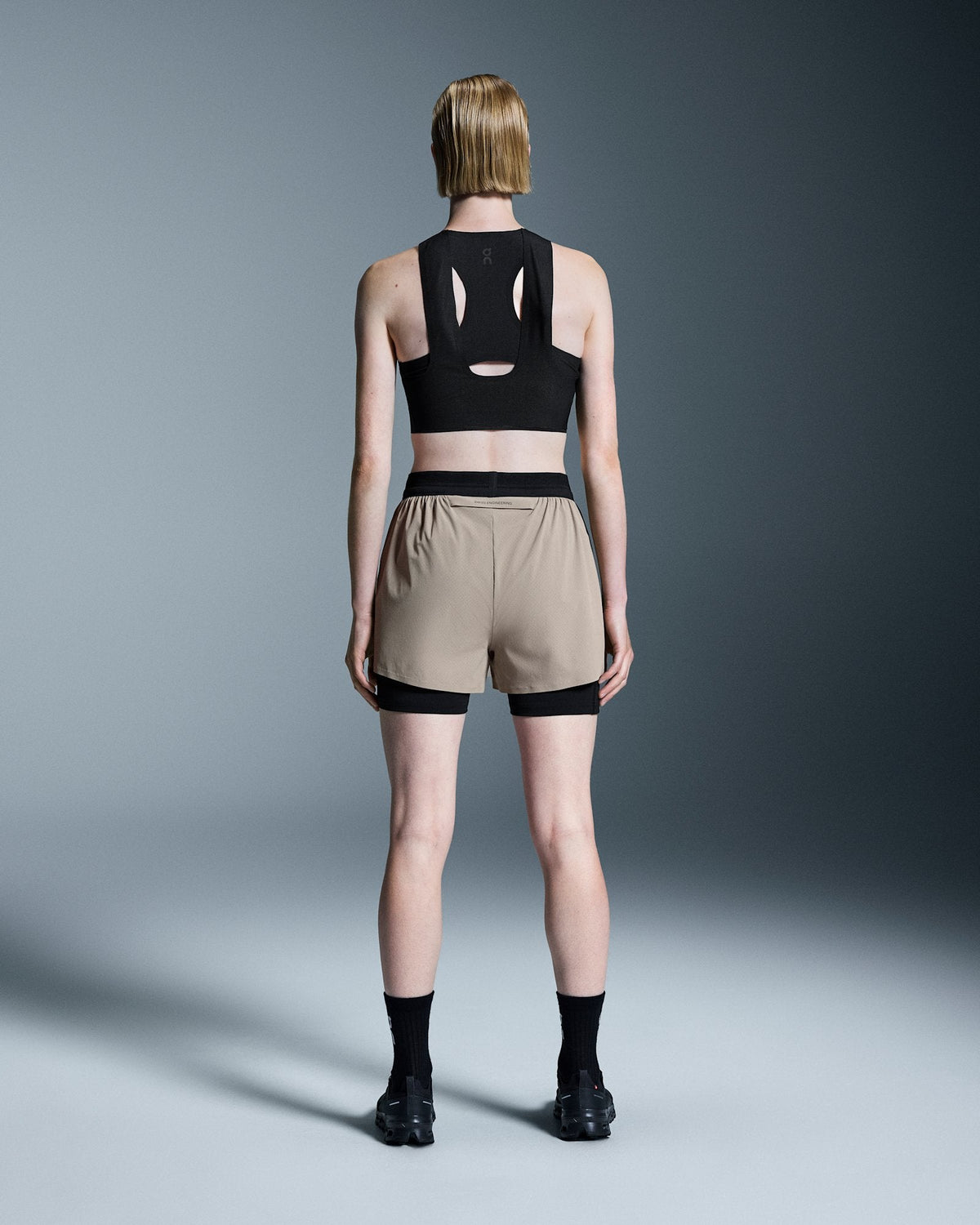  3" Performance 2/1 Shorts femme - Cinder | Black