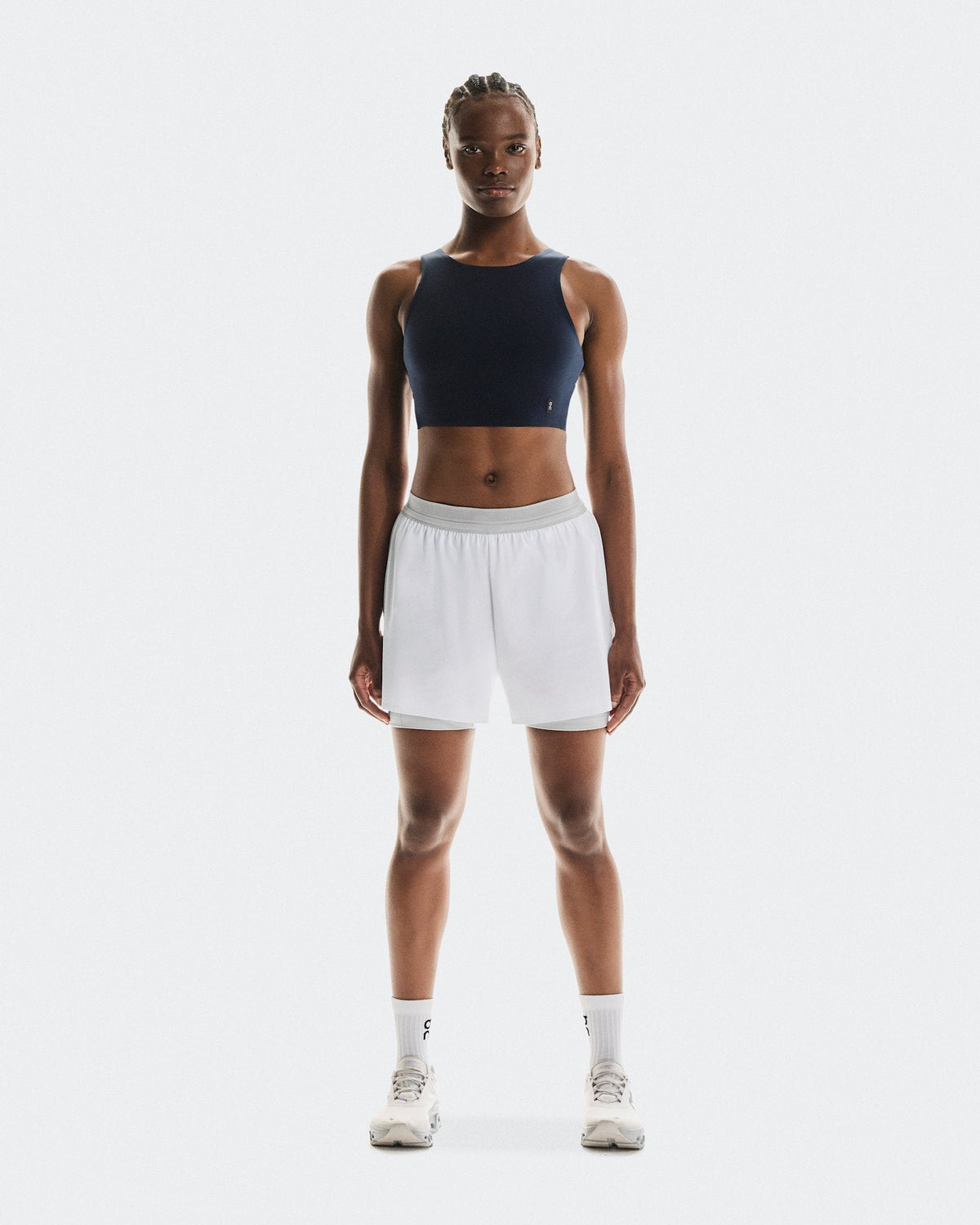  3" Performance 2/1 Shorts femme - White | Glacier