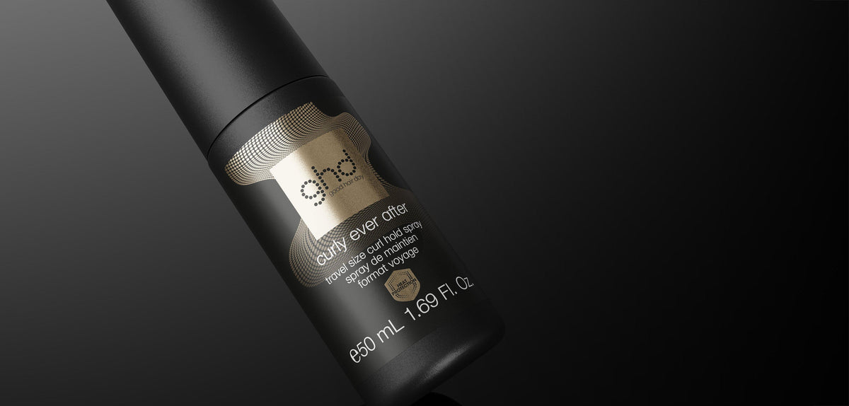 Nouveau spray de maintien format voyage ghd - mini curly ever after