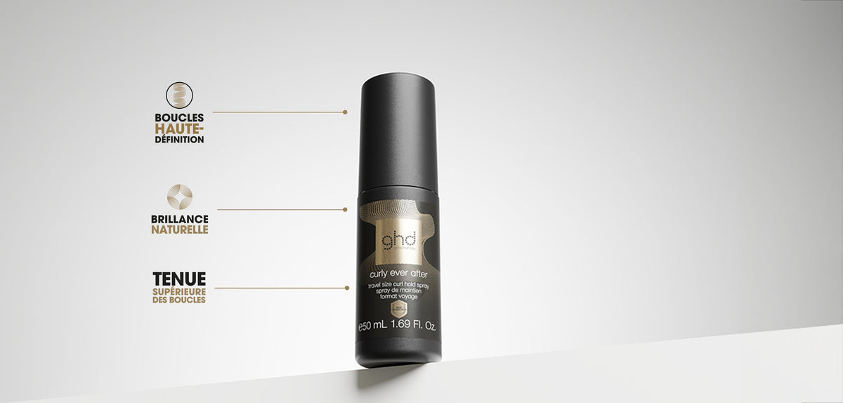 Nouveau spray de maintien format voyage ghd - mini curly ever after