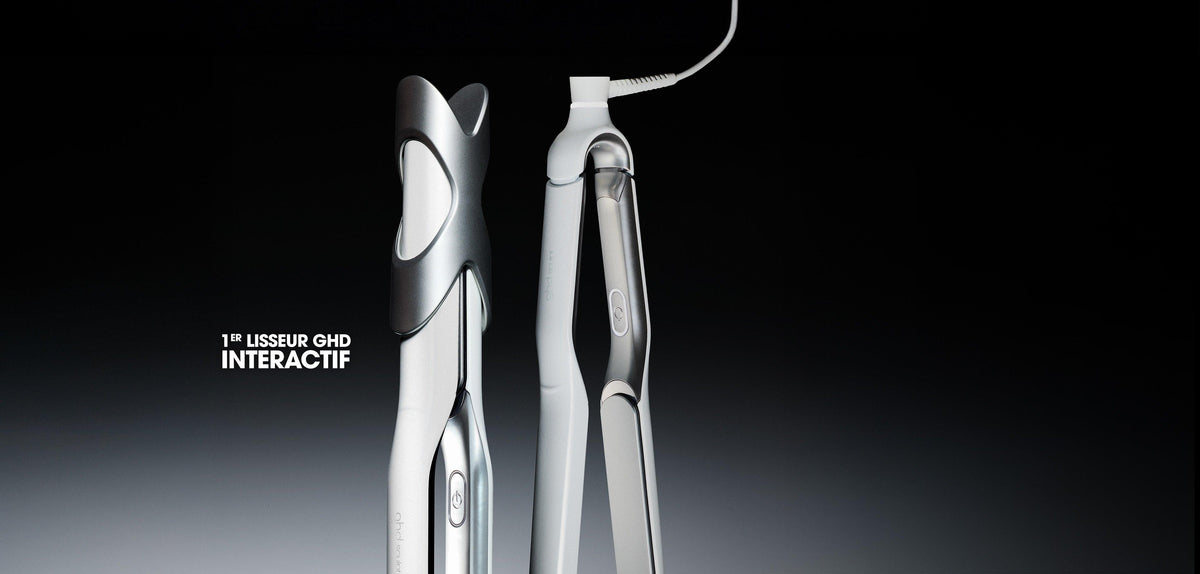 Nouveau lisseur interactif ghd sculpt blanc